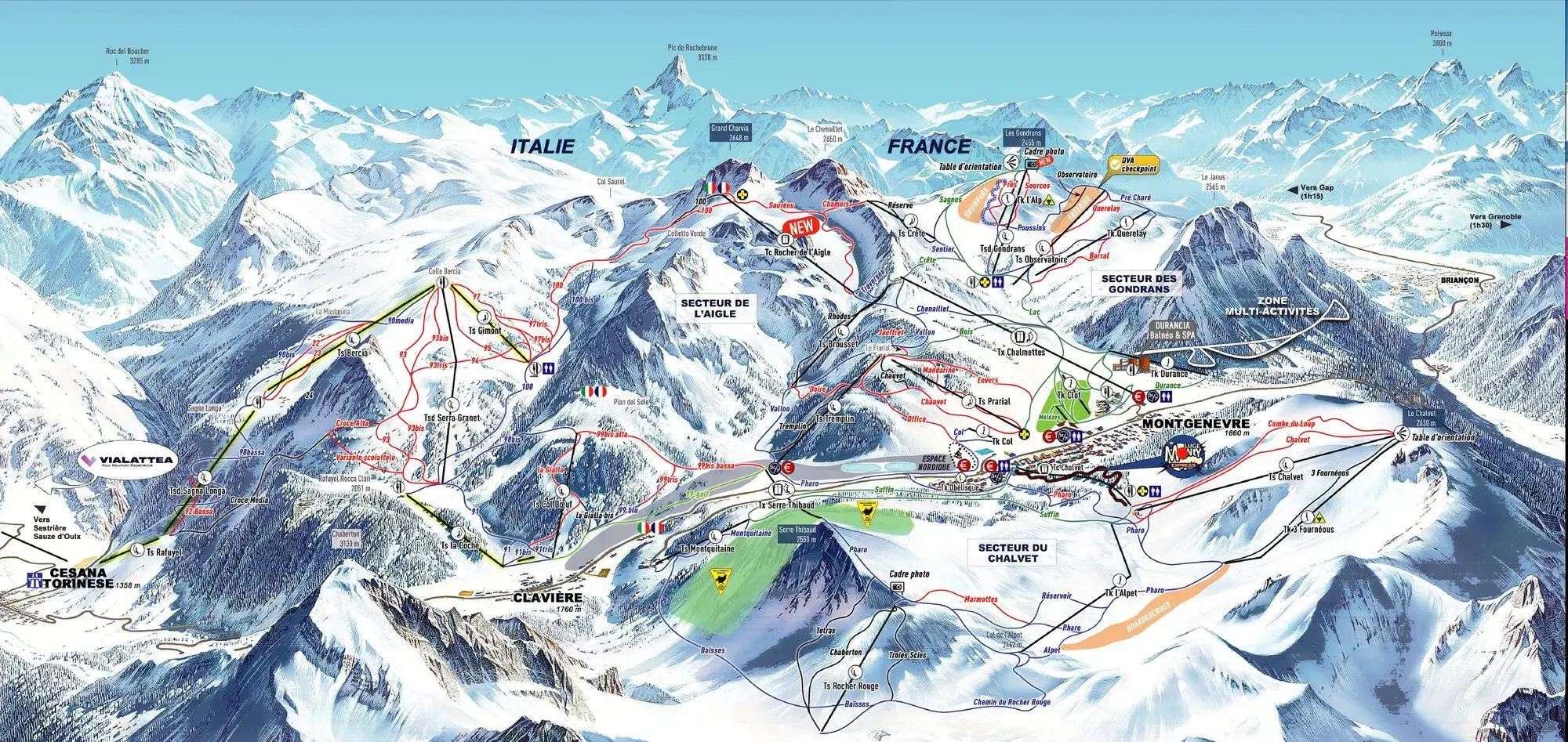 Via Lattea skigebied